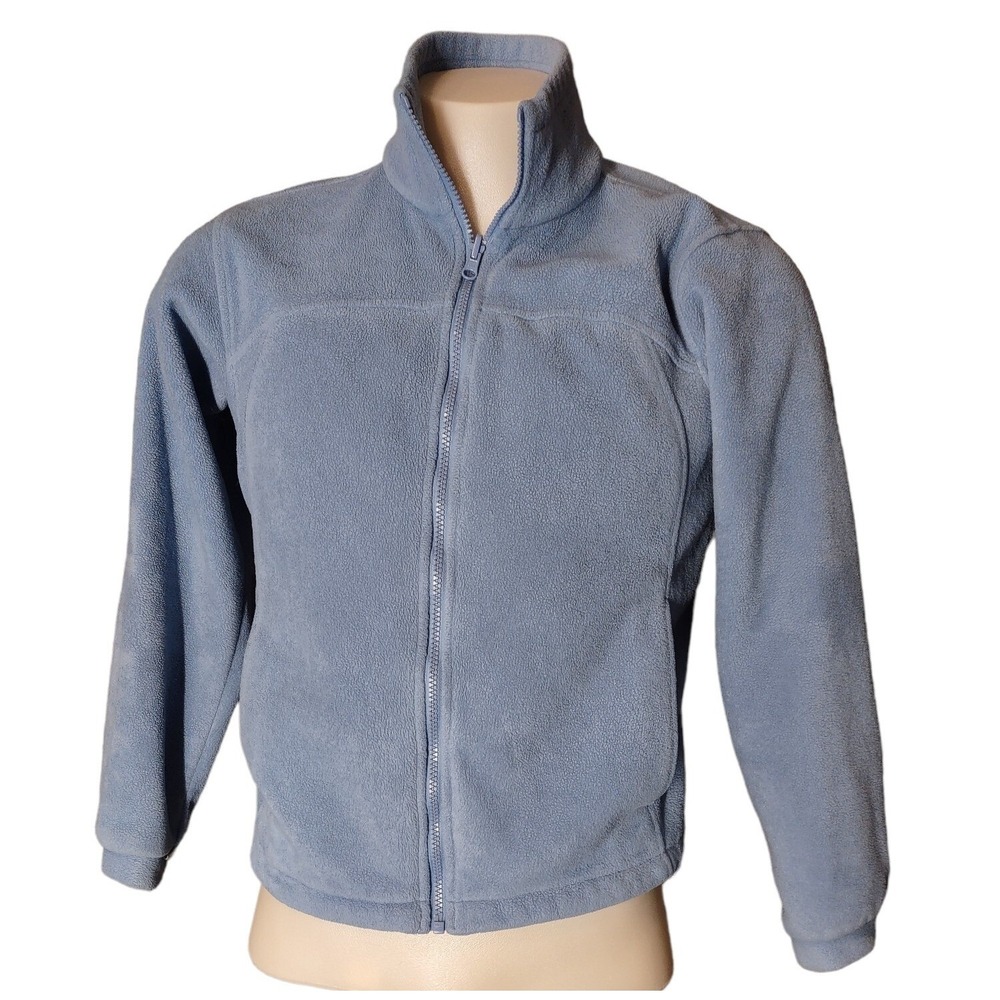 Columbia Fleece Jacket Size M Women Gorp Core Blue Full Zip Interchange F4WO3648